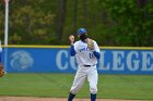 Baseball vs CGA  Wheaton College Baseball vs Coast Guard Academy during game one of the NEWMAC semi-finals playoffs. - (Photo by Keith Nordstrom) : Wheaton, baseball, NEWMAC
